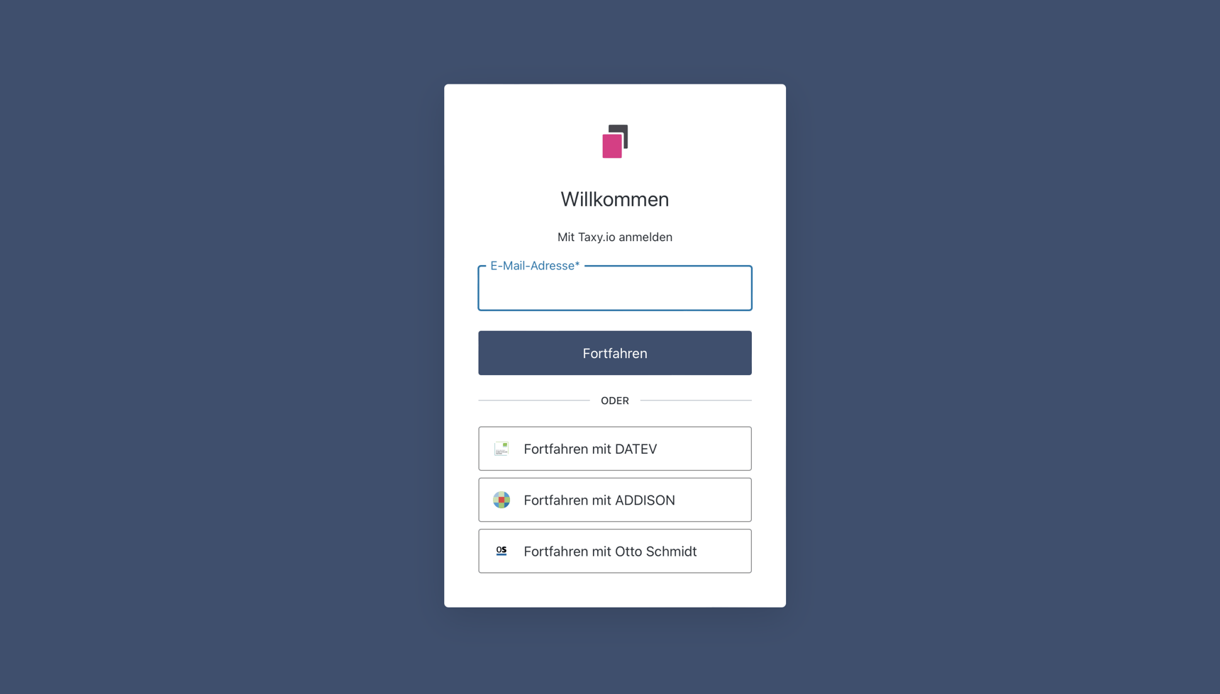 REGISTRIERUNG LOGIN visual data 7